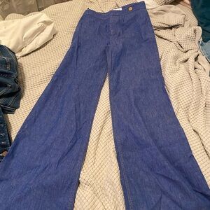 Vintage 70s look Wide Leg Denim